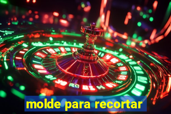 molde para recortar